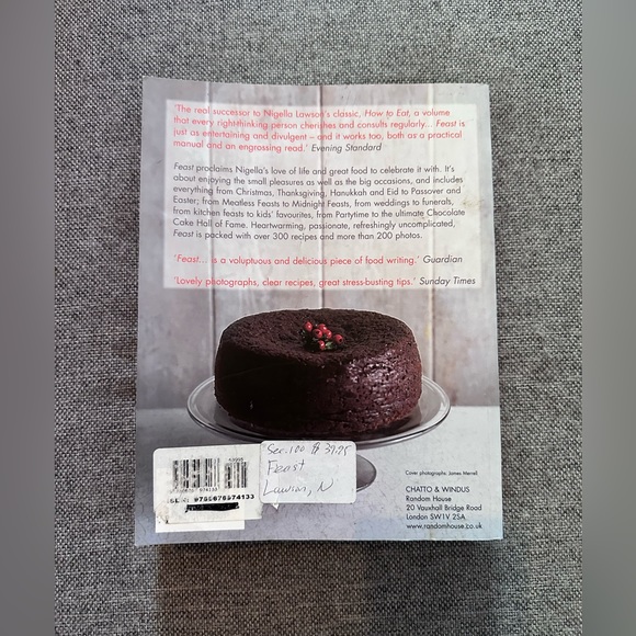 Book, cook book: “Feast, food that celebrates life” by Nigella Lawson - Picture 2 of 6